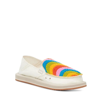 Women's Shoes Sanuk DONNA RAINBOW Sidewalk Surfer Loafers 1152777 MULTI