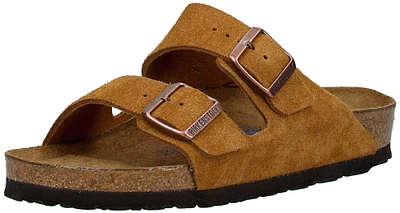 Birkenstock Women's Arizona Soft Footbed Sandals, Mink, Tan US