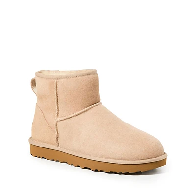 Women's Shoes UGG CLASSIC MINI II Sheepskin Ankle Boots 1016222 SAND