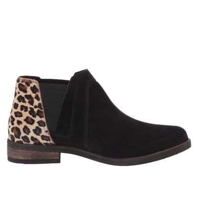 Clarks Demi Beat 46264 (Black / Leopard Print)