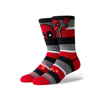 Stance Deadpool Stripe