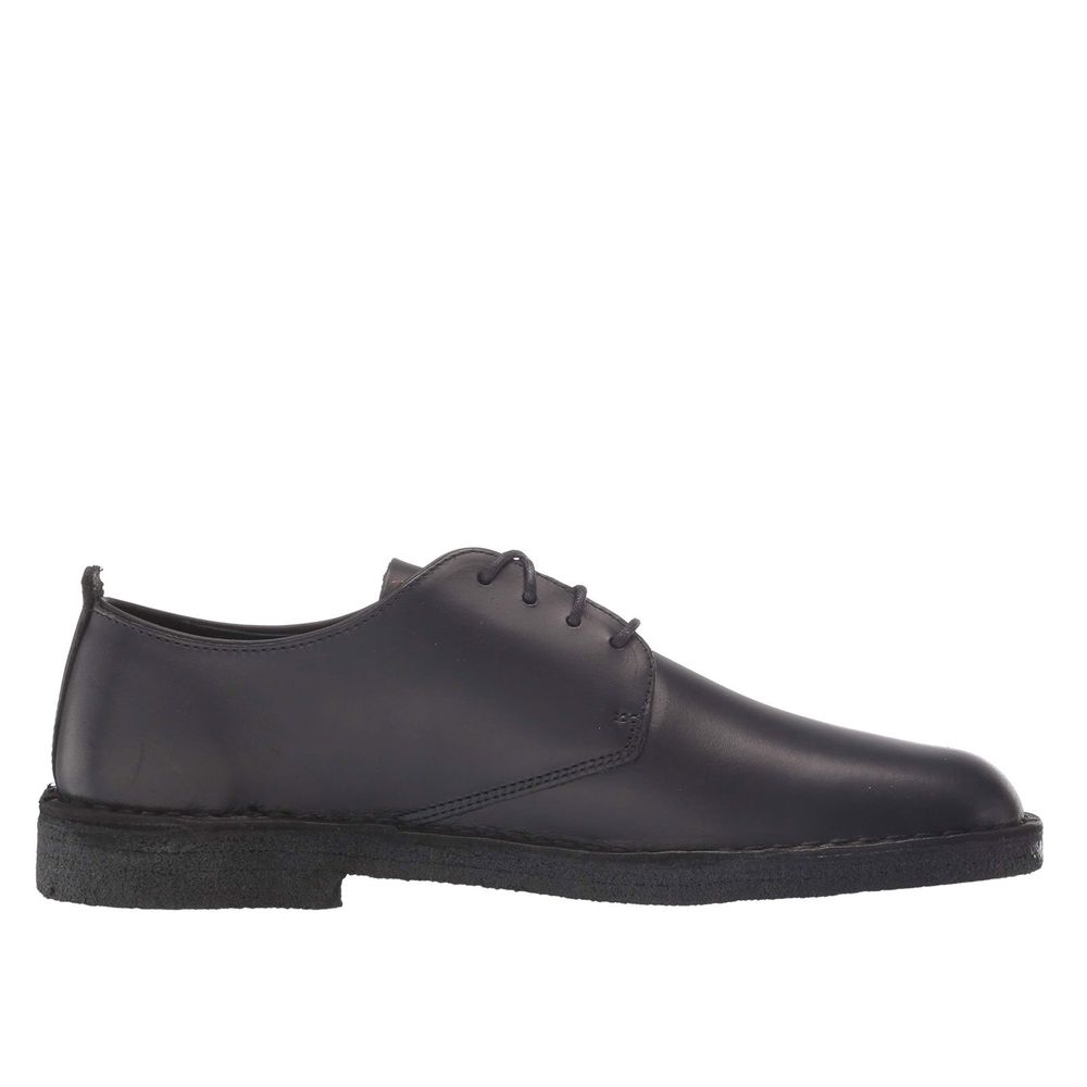 clarks desert london black