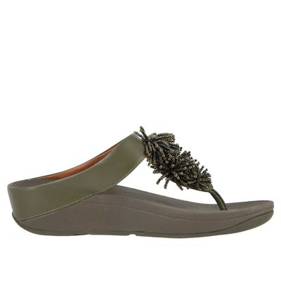 Fitflop Fino Bead pom T19-664 (Avocado)