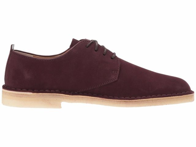 Clarks Desert London 28511 (Burgundy Suede) | MainPlace Mall display picture 1