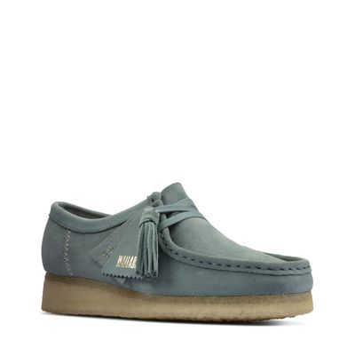 Clarks Wallabee 63266 (Ocean Blue Suede)