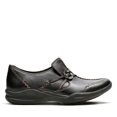 WAVE.RUN Black Leather - 26086505 by Clarks