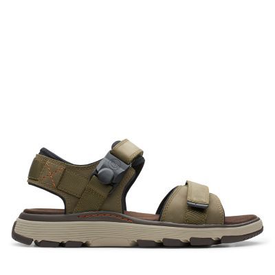 Un Trek Part Dark Olive Nub - 26141604 by Clarks