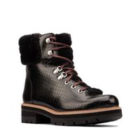 Orianna Hiker Black Croc - 26153926 by Clarks