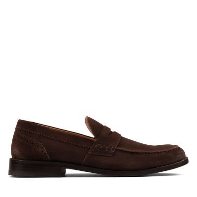 James Free Dark Brown Suede - 26154267 by Clarks