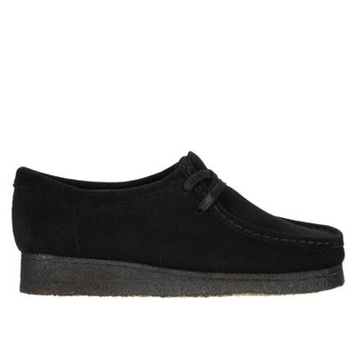 Clarks Wallabee (Black Suede