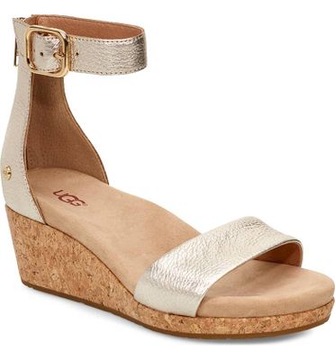 UGG Zoe II Metallic Wedge