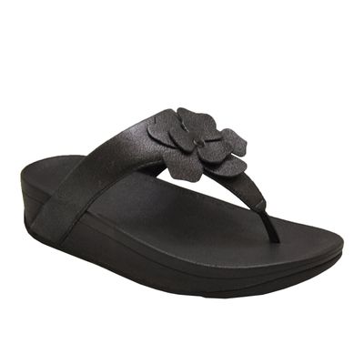 FitFlop Lottie Corsage Toe-Thong BF2-090 (All Black)