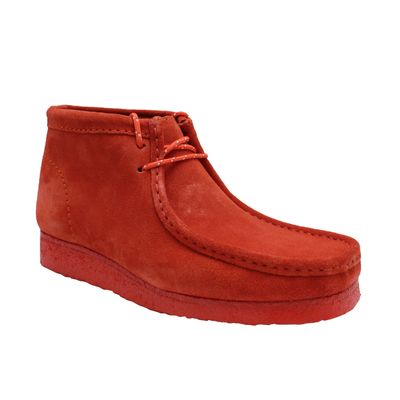 Clarks Wallabee Boot 54745 (Red Suede)