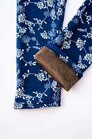 Blanc en jardin bleu - doublé confortable