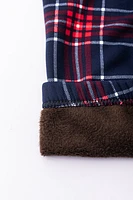 Tartan bleu - doublé confortable