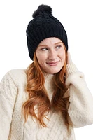 Black - Cozy Lined Hat