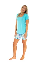 Bluish Jungle - Shorts