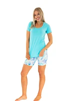 Bluish Jungle - Shorts