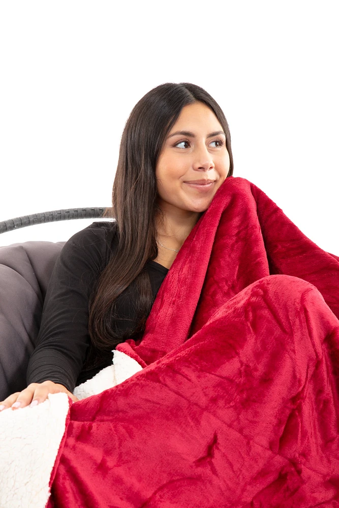 Red - Sherpa Blanket