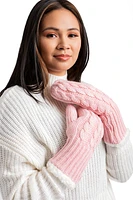 Pink - Cozy Lined Mittens