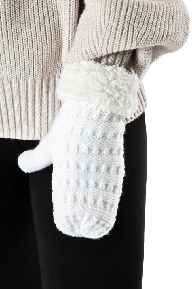 Pink - Cozy Lined Mittens