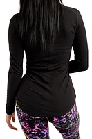 Black - Long Sleeve Tunic Top