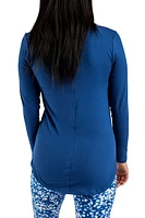 Black - Long Sleeve Tunic Top