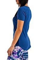 Black - Short Sleeve Tunic Top