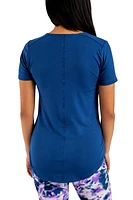 Black - Short Sleeve Tunic Top