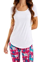 Black - Short Sleeve Tunic Top