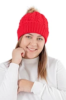 Red - Cozy Lined Hat