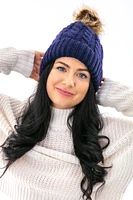 Purple - Cozy Lined Hat