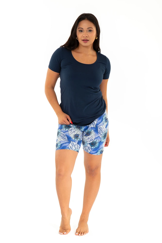 Blue Daisies - Shorts