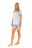 Purple Print - Shorts