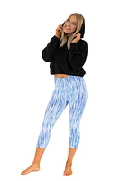 Lines Blue - Capris