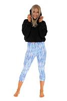 Lines Blue - Capris