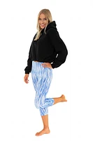 Lines Blue - Capris