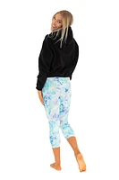 Bluish Jungle - Capris