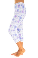 Blue & Pink Colored - Capris