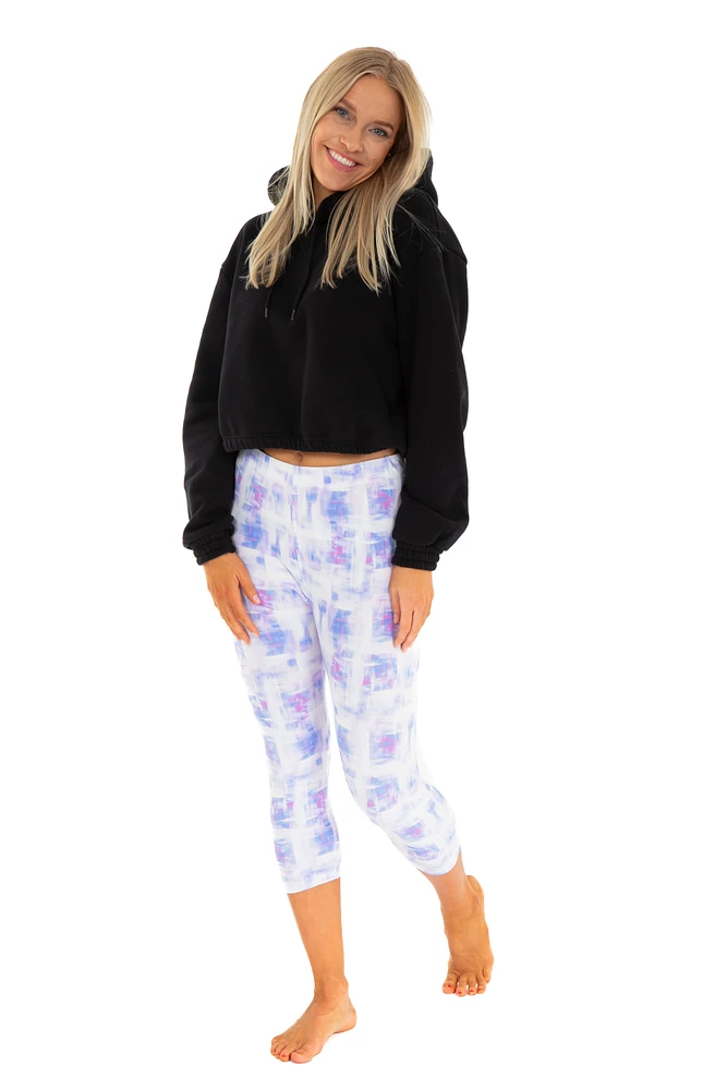 Blue & Pink Colored - Capris