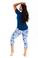 Soft Navy Dye - Capris