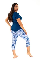 Soft Navy Dye - Capris