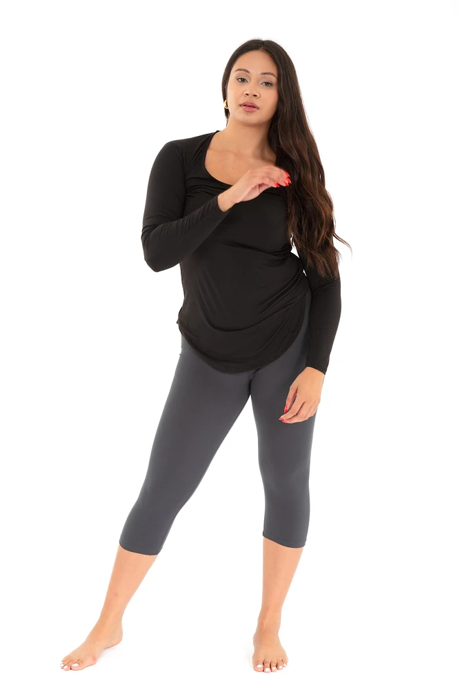 Grey - Capris