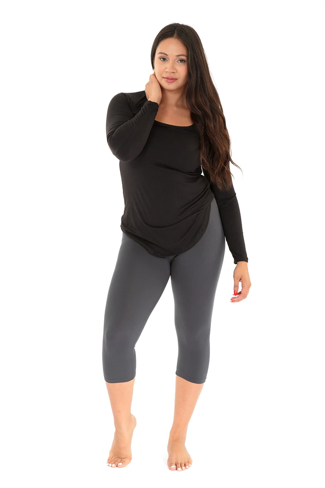 Grey - Capris