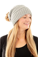Grey - Cozy Slouchy Beanie