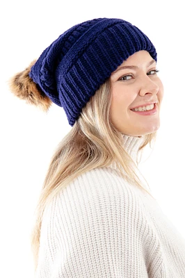Blue - Cozy Slouchy Beanie