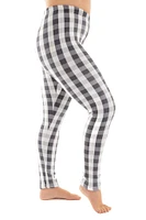 Plaid blanc et gris - doublé confortable