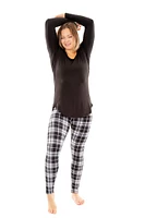 B&W Checkers - Cozy Lined
