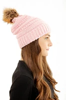 Pink - Cozy Slouchy Beanie