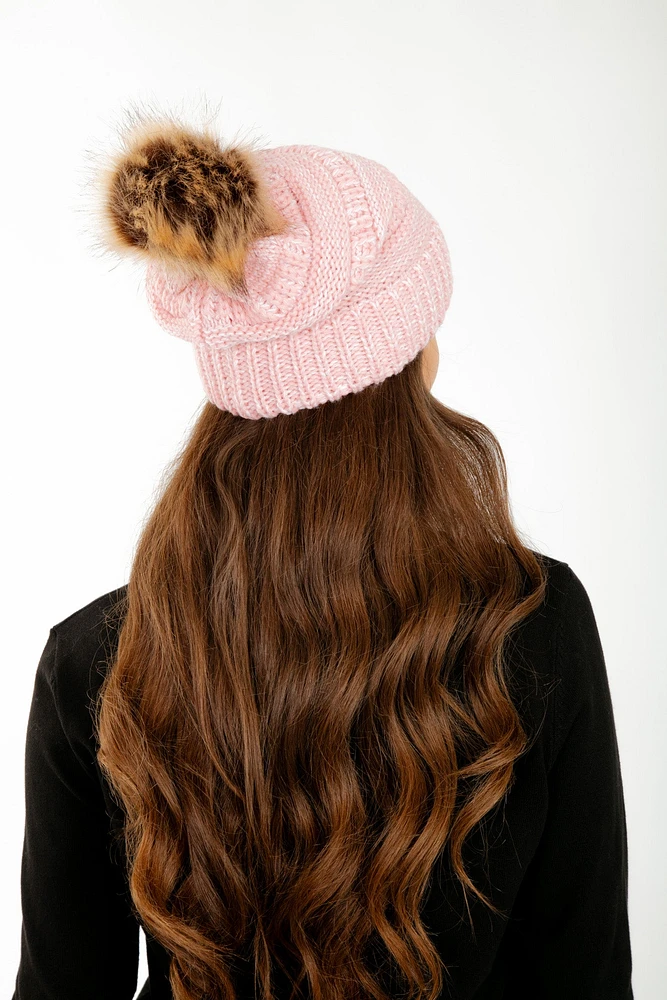 Pink - Cozy Slouchy Beanie